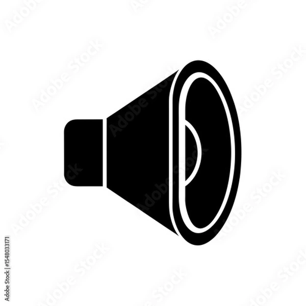 Fototapeta Volume Icon Vector with Flat and Clean Isolated Design