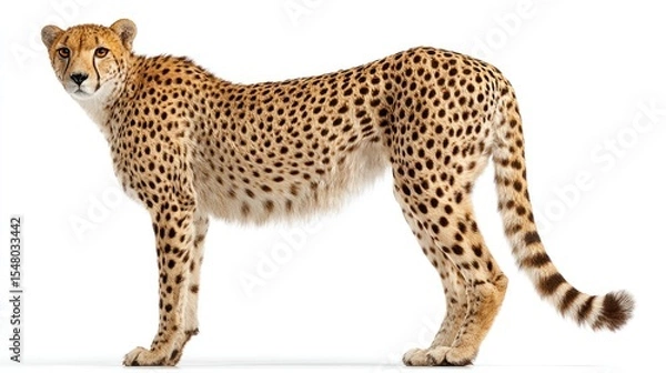 Obraz Cheetah standing profile (1)