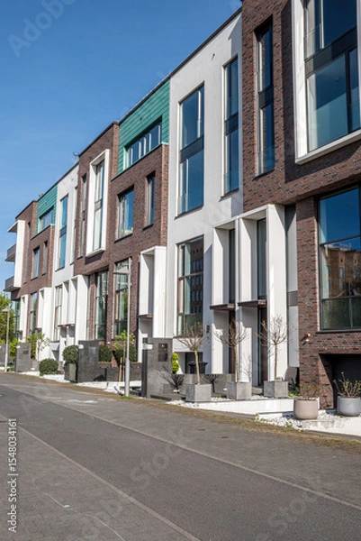 Obraz Modern serial houses seen in Berlin, Germany