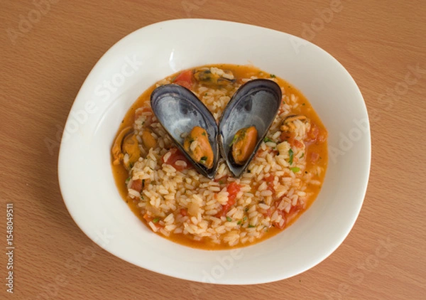 Fototapeta Comida caseira de inspiração Portuguesa e Italiana