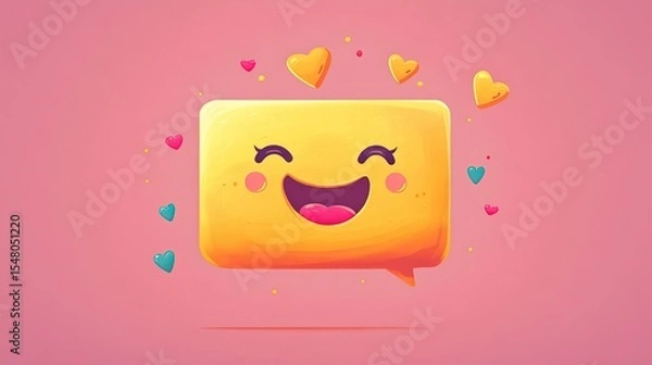 Obraz Email message with animated emoji reactions built-in