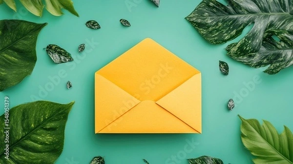 Obraz Email newsletter layout design 