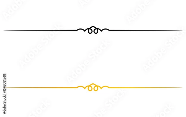 Obraz Decorative page break ornament