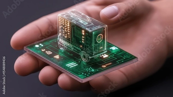 Obraz Smart Delivery Vehicle Tracking