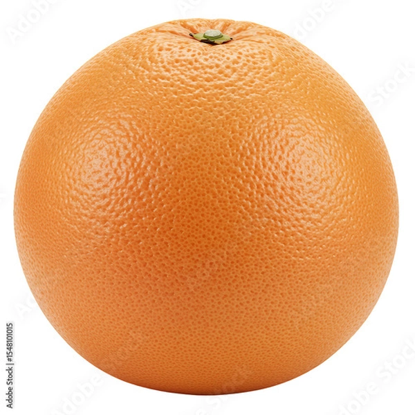 Fototapeta Ripe Orange Fruit on Transparent Background