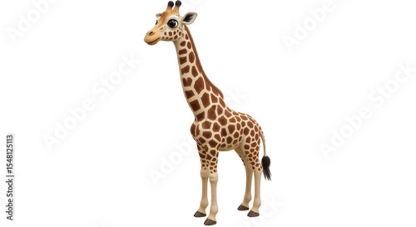 Obraz Isolated Giraffe Animal