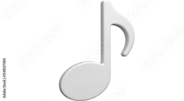 Obraz Isolated Music Note