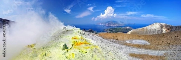 Obraz cratere-vulcano-iles-eoliennes-sicile