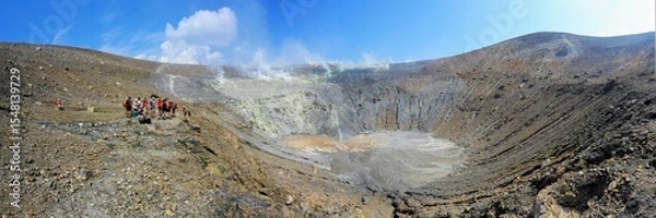 Obraz cratere-vulcano-iles-eoliennes-sicile