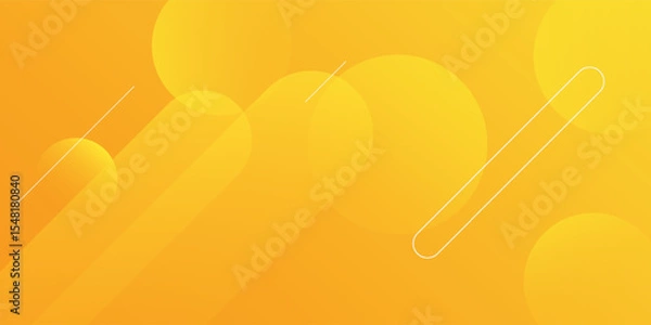 Obraz Liquid color background design. Yellow elements with fluid gradient. Dynamic shapes composition. Vector illustration