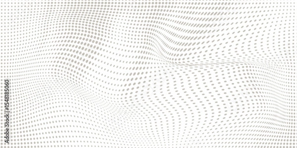Obraz Ecru gradient with texture of eggshell. Pastel light beige background, modern dotted vector design, paper texture.