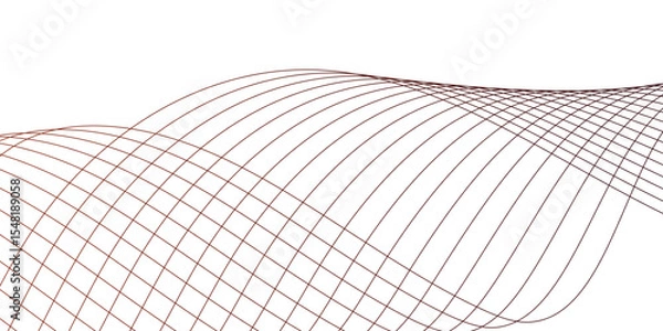 Fototapeta Abstract soft blue purple wave lines dynamic flowing colorful light isolated background. Flowing smooth diagonal background creative wave lines glowing moving sound.Science, banner, business, poster, 
