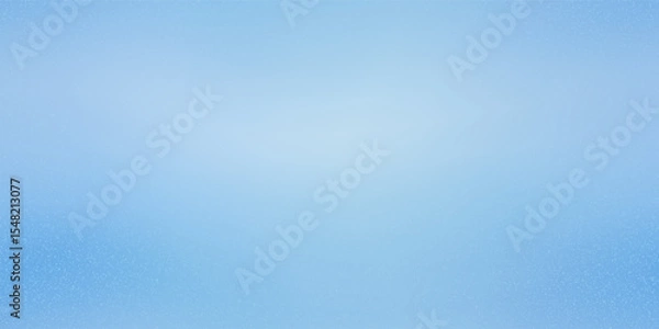 Fototapeta Blue sky gradient seamless bg with noise texture. Abstract blurred vector illustration. Watercolor paper background with grainy pattern