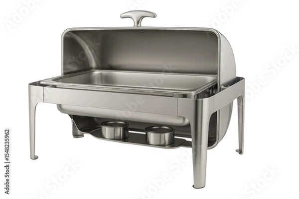 Obraz Chafing dish warmer keeping food warm with transparent background