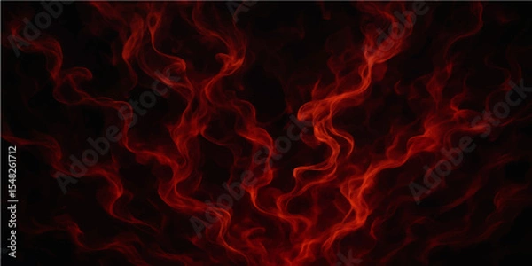 Fototapeta Abstract red and yellow smoke and flame patterns create a dark, fiery background with a burning motion design (13)