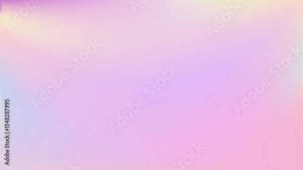 Fototapeta Light pink blue gradient iridescent background. Rainbow colored