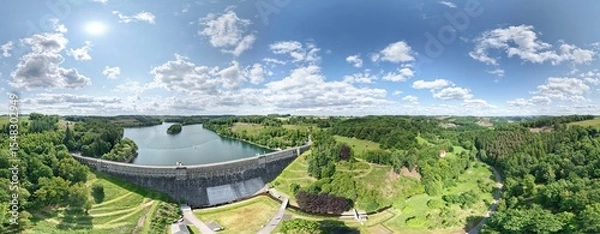 Obraz Damm der Ennepetalsperre