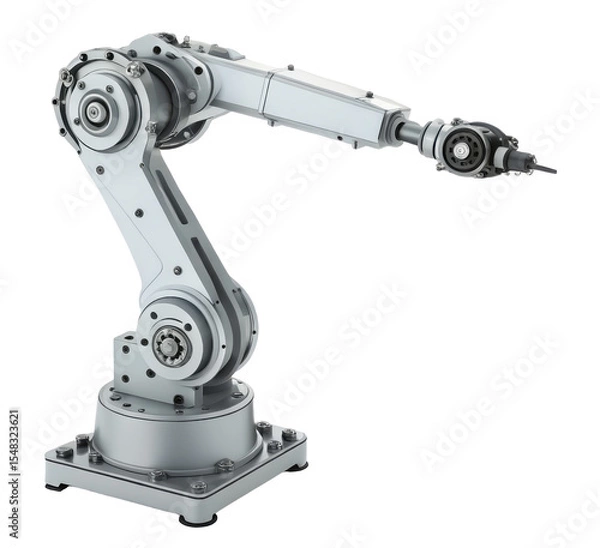 Obraz Robotic arm png industrial arm png mechanical arm png automation arm png robot arm png factory arm png transparent background image