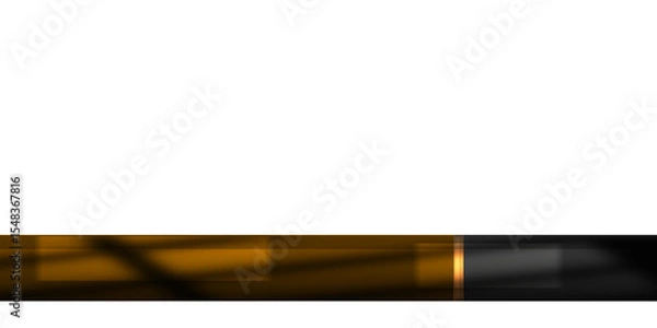 Fototapeta Ready to use Dark Lower third on a Transparent Background