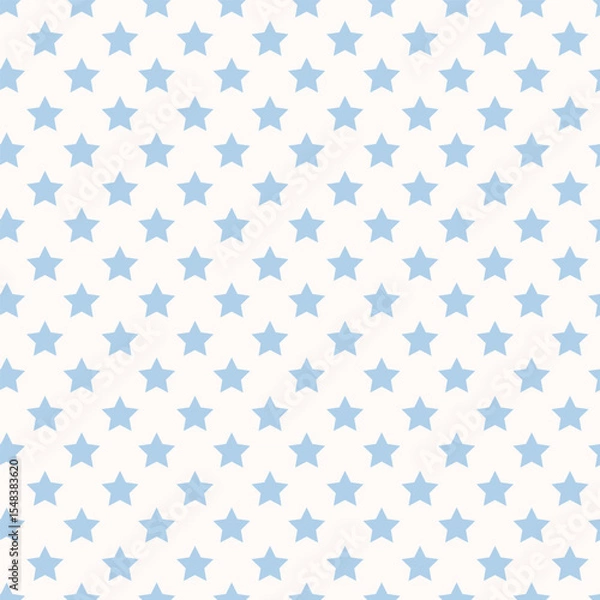 Obraz Vector background with five angled stars. Polka dot wallpaper. Fashion childish seamless pattern. Cute joyful allover print for fabric, paper, textile, kids clothes and accessories.