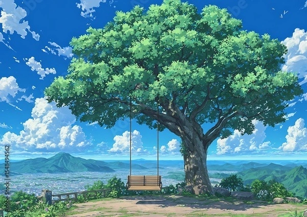 Obraz Swinging Treetop View