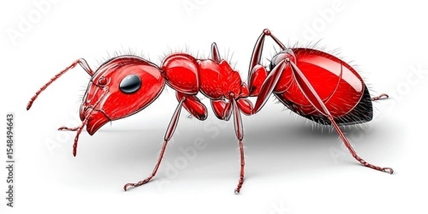 Obraz Red Ant Illustration