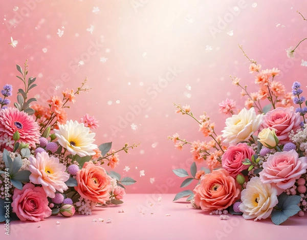 Obraz Flower background photo