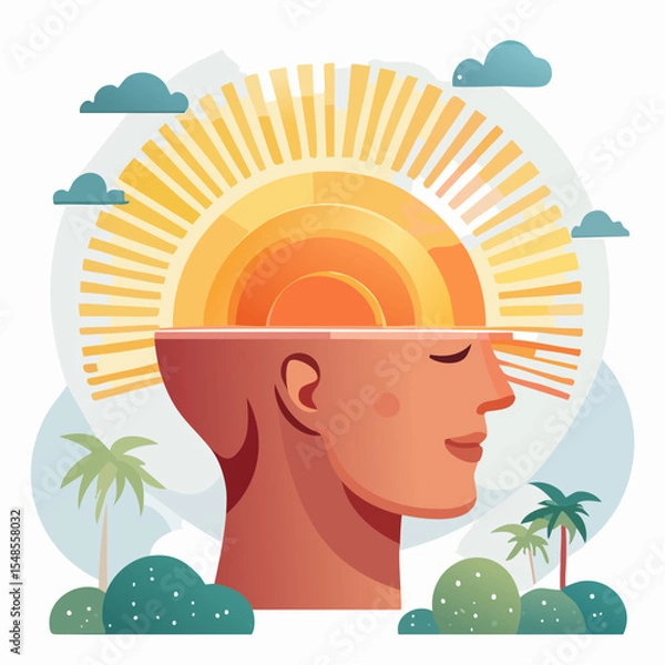 Obraz Person with an open mind 