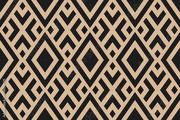 Fototapeta Ethnic geometric seamless pattern abstract pattern vector design for all types of printing and Textiles