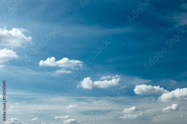 Fototapeta 広がる青い空と白い雲