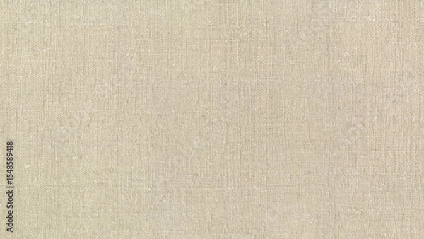 Fototapeta 綿カスが残るオーガニック布「ガラ紡」の木綿生地