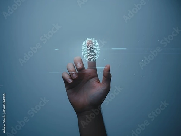 Fototapeta Unlocking Human Potential Biometric Technology and the Future of Personalized Experiences