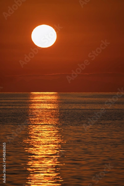 Fototapeta 山口県光市からの夕暮れ風景