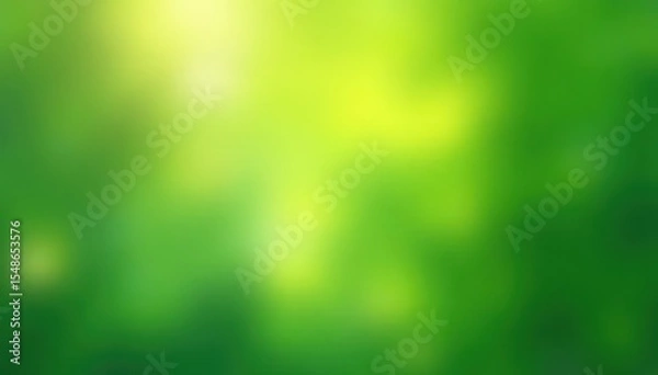 Fototapeta Subtle green haze, gentle light Blurred, calming atmosphere , nature, soft