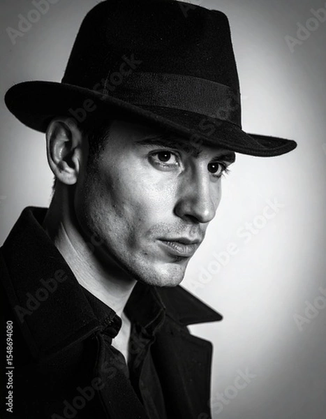 Fototapeta man in hat