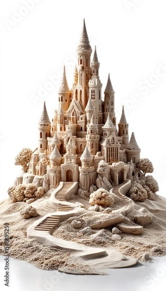 Obraz Detailed sandcastle (1)
