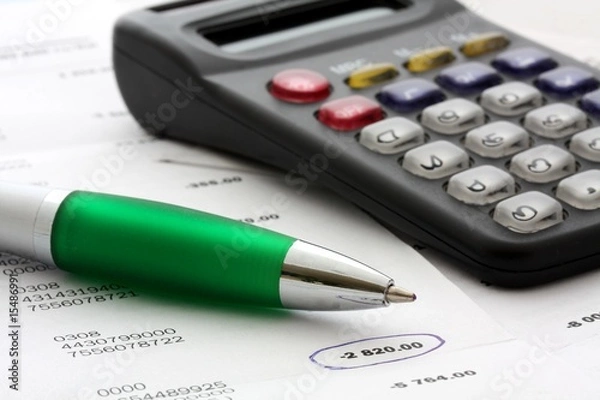 Obraz pencil over account