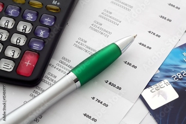 Obraz pencil over account