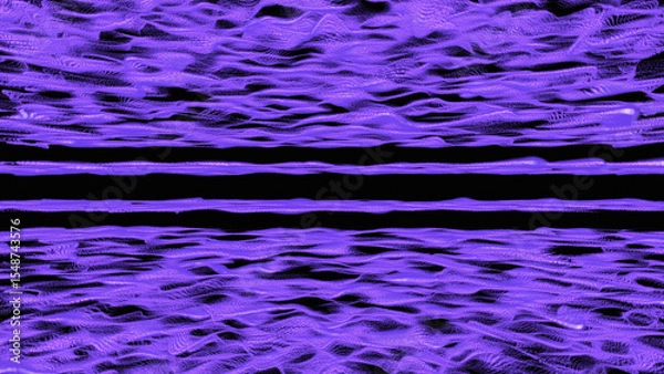 Fototapeta Violet ink and watercolor textures on black paper background. glowing vertical lines, abstract illuminated background, ultraviolet, spectrum vibrant colors, laser show  seamless texture