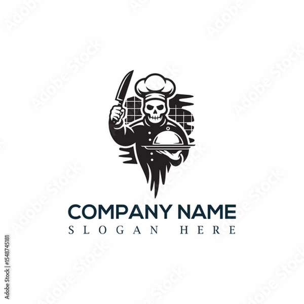 Fototapeta Chef Knife Logo