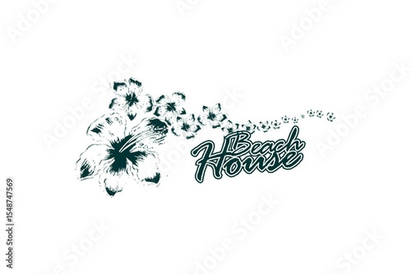 Obraz Romantic Collection floral design elements set