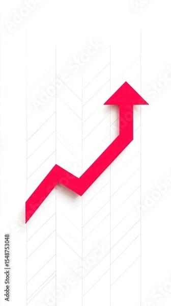 Obraz Upward trend graphic