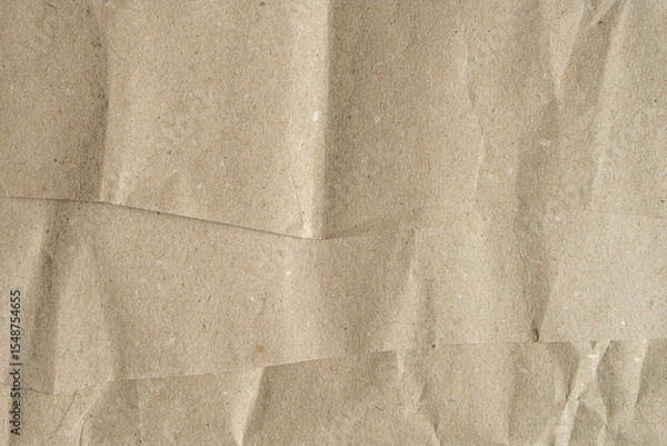Obraz ざらざら質感のベージュ紙｜クラフト・パッケージ用背景　Beige Rough Paper Texture – Craft and Packaging Background