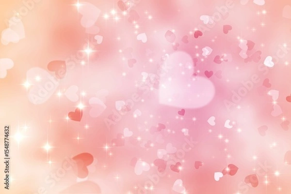 Fototapeta Digitally generated Valentines heart design