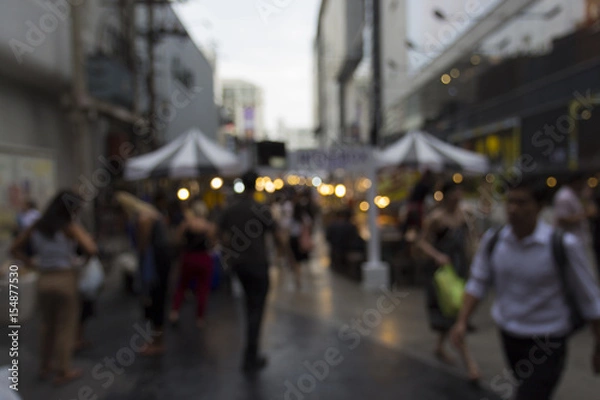 Obraz defocused siam square scene