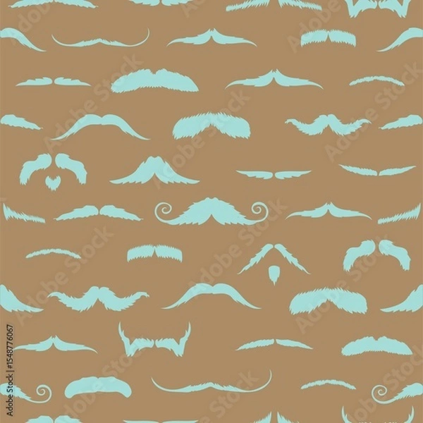 Obraz Composite image of mustaches
