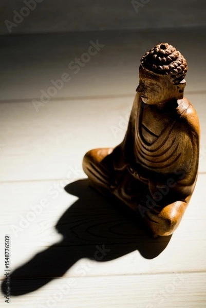 Obraz High angle view of Buddha figurine