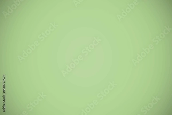 Fototapeta Light green radial gradient is filling frame in flat design, showing subtle vignette effect