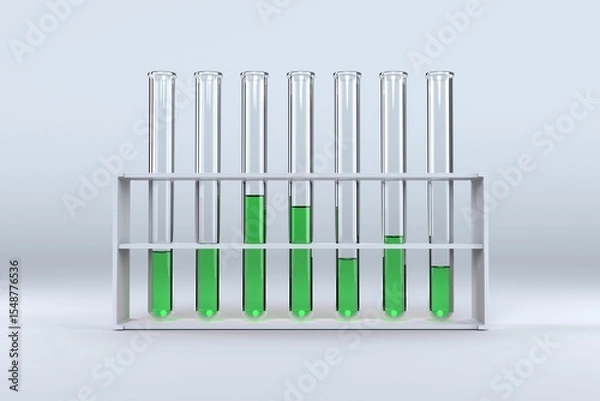 Obraz Test tube with chemical solution