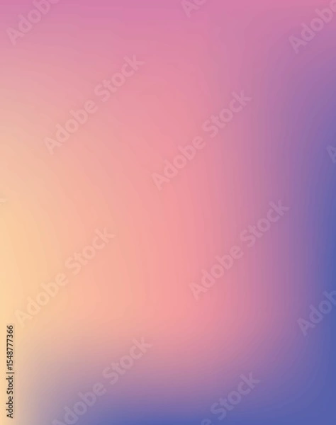 Fototapeta Vertical image of diffused purple to orange colour, calming background copy space